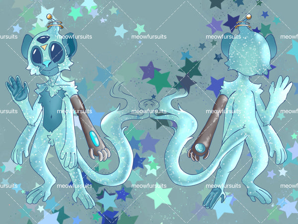 [Pre-sale adoption] - Alien Monkey Kemono Fursuit Head
