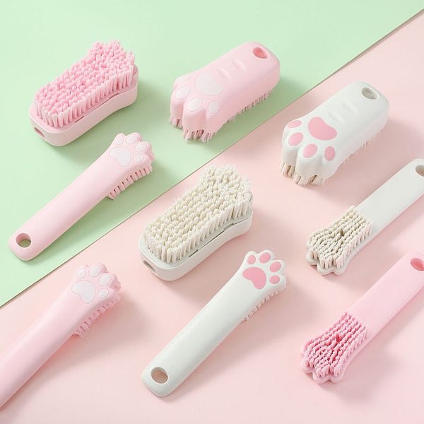 Soft bristle multifunctional brush