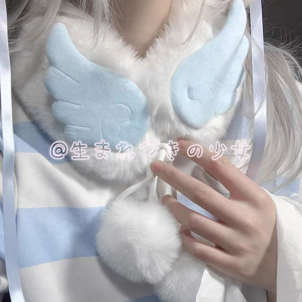 Angel Wings Landmine Plush Scarf