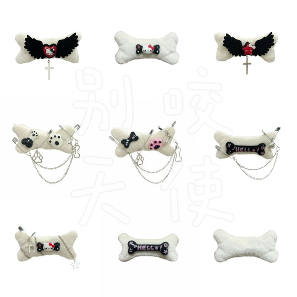 Hairpin pin dual use cute bone