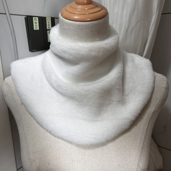 fur collar neck