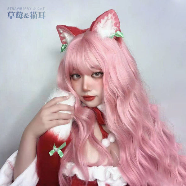 Handmade cosplay cat ears and tail