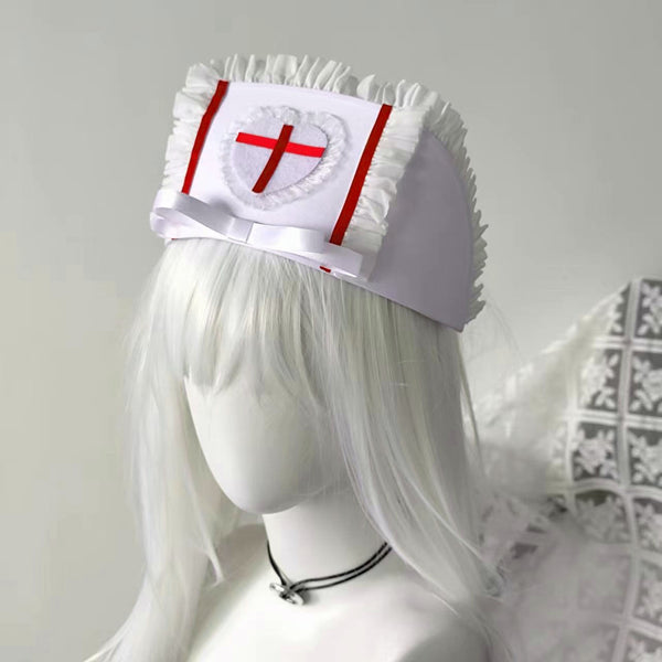 Homemade Subculture Cross Nurse Hat