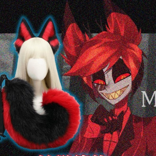 Hell Inn cosplay Alastor ears and tail