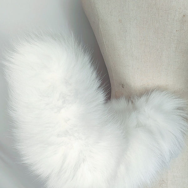 Marshmallow White Electric Beast Tail