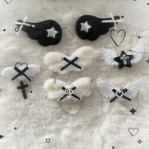 Original landmine hair accessories black and white