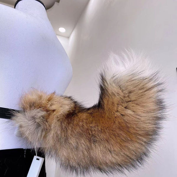 [Electric tail] Electric tail fox fur real