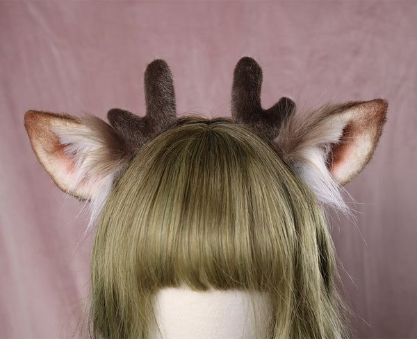 【Fawn】Fawn with animal ears and antlers