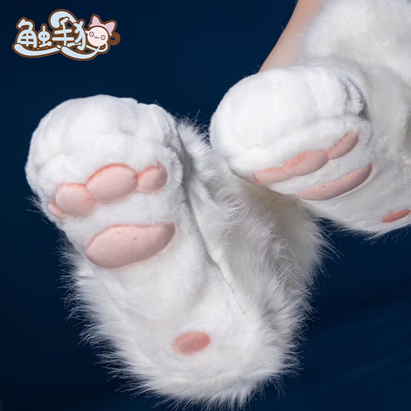 Plush kig series animal feet fursuit claw socks