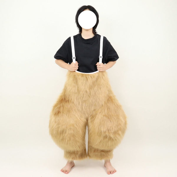 Original animal costume cute bunny suspender leg bent leg