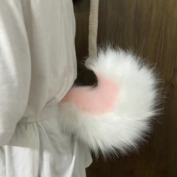 Electric tail small curly tail animal tail Japanese cute