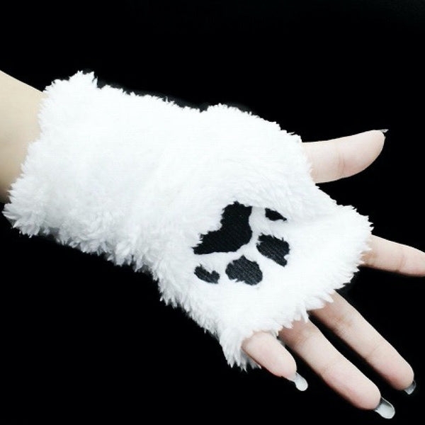 Soft and warm cute gloves