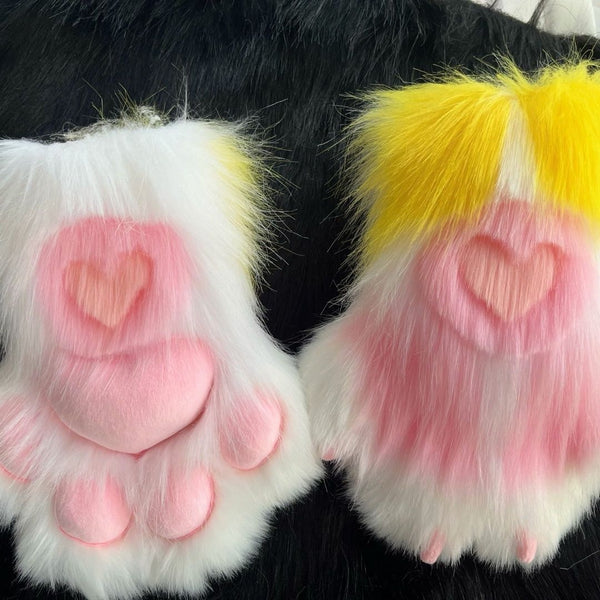 Furry kig series full claws color matching pattern