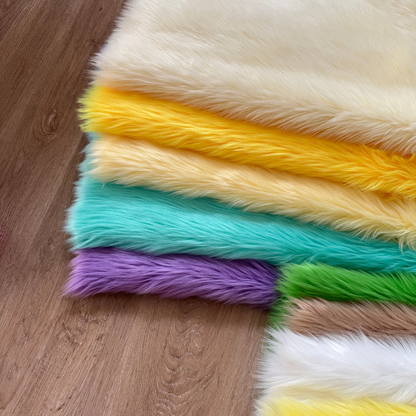 [Lightweight Faux Fur] 4CM Cake Long Fur (75cm*45cm)