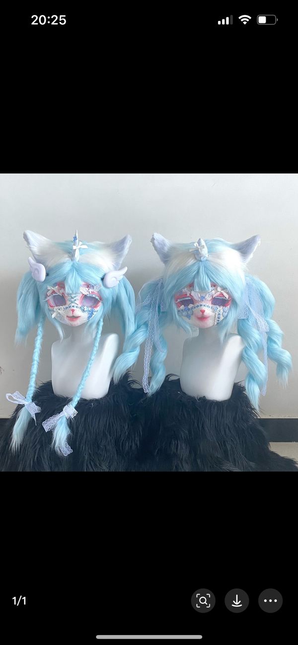 SALE❤️[unicorn] Blue Lace Unicorn Sisters kig fursuits stock