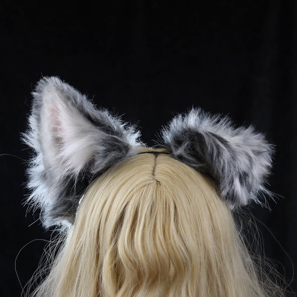 [Meteorite Border Collie/Black and White Border Collie] Simulated Dog Ears