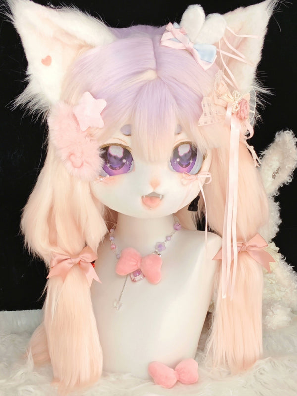 [Kitten] Pink cat Kig Fursuits Stock