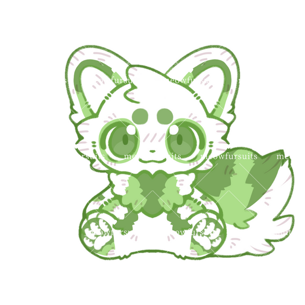[Pre-sale adoption] - Green forest squirrel Kemono Fursuit Head