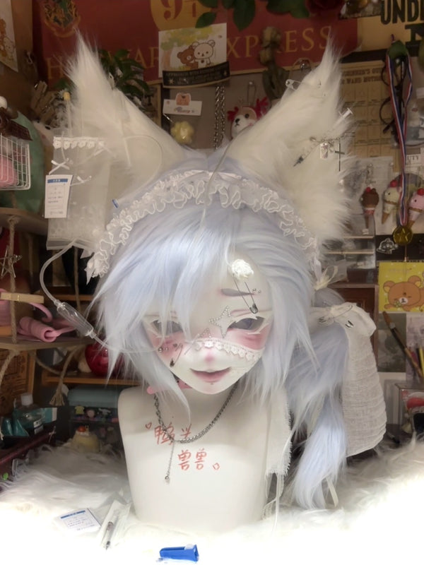 [Kitten] Yandere Winter Kitten Kig Fursuits Stock