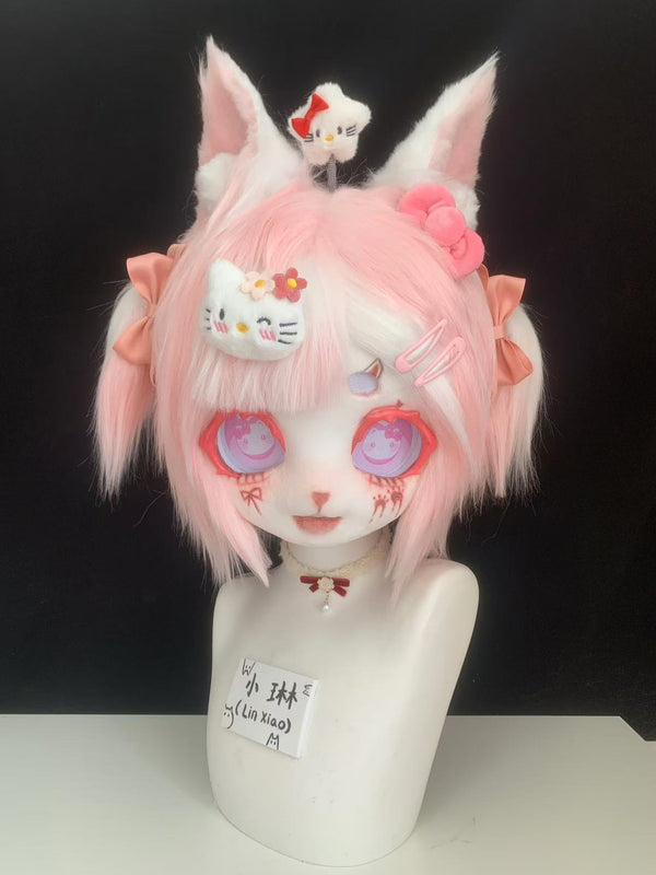 [Kitty] Pink Kitten Kig Fursuits Stock