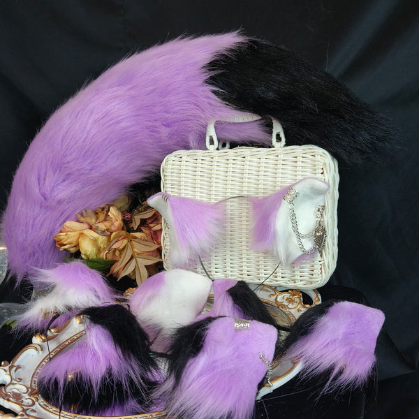 Animal ears and tail cat ears fox Halloween