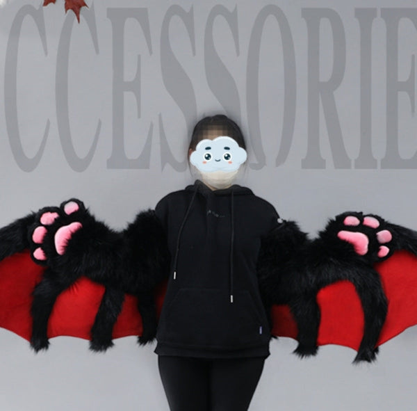 Halloween fursuit wings