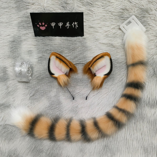 Tiger headband ready-made plush cosplay