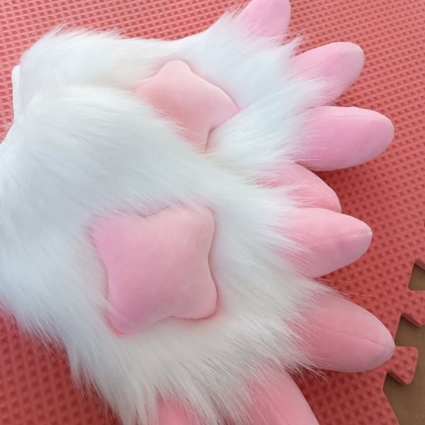 Cosplay plush furry costume parts