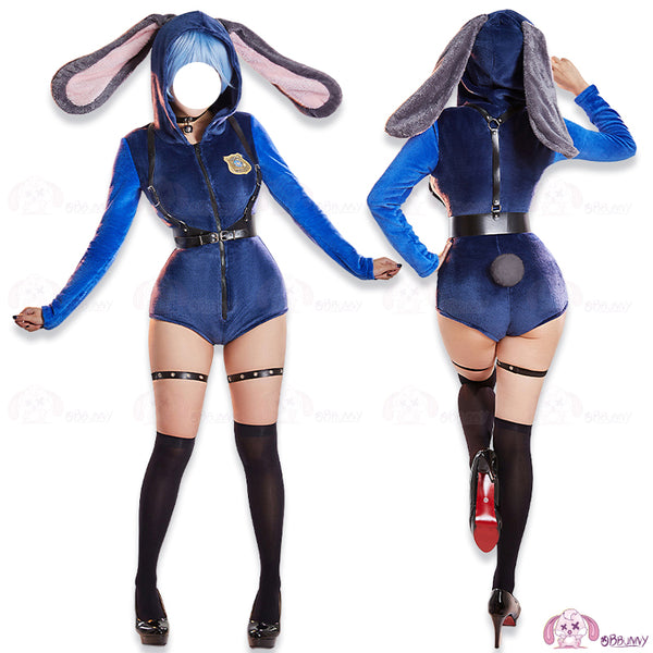 Judy cosplay costume rabbit police officer