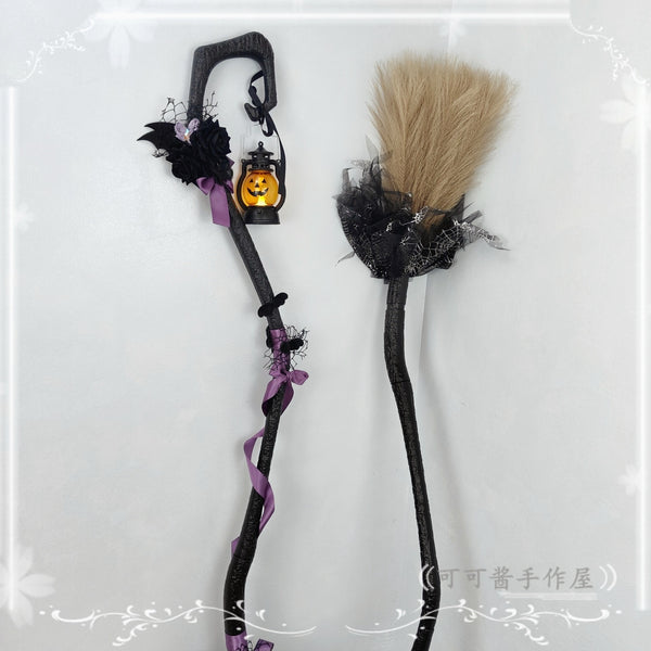 Dark Gothic Witch Broom