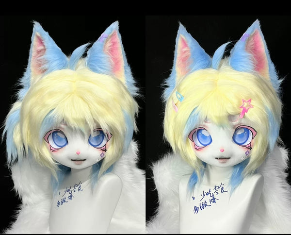 [Wolf] kawaii yellow wolf Kig Fursuits Stock