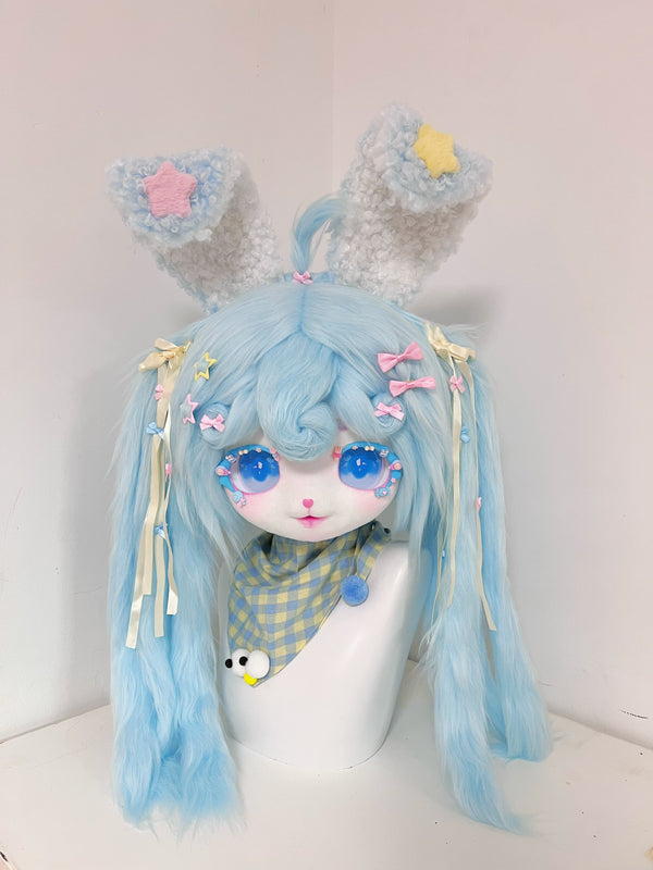 [Bunny] Blue handmade bunny cute kig fursuits stock