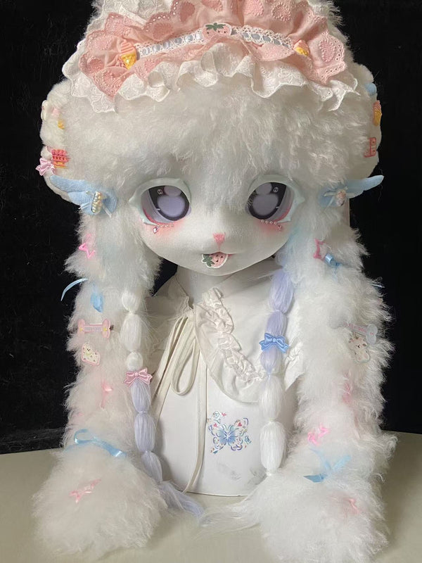 [Lamb] Curly Strawberry Lamb Kig Fursuits Stock