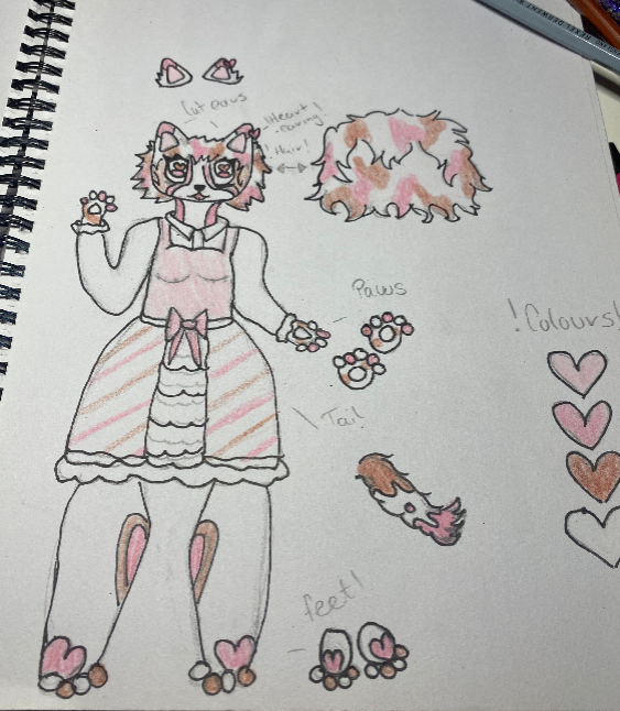 [ Final ] -Commission Kemono Head+Handpaws+Tail Tahlia