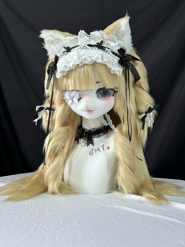 [Kittten] Blonde maid kitten Kig Fursuits Stock