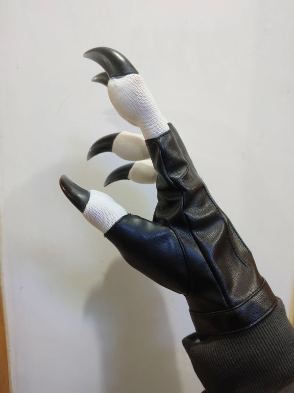 Furry kig beast claws handsome motorcycle gloves