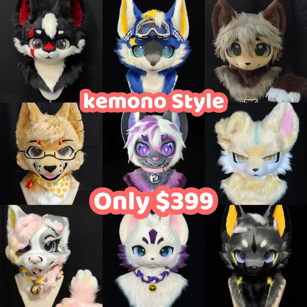 <$399 Only 5> Kemono Head Customization