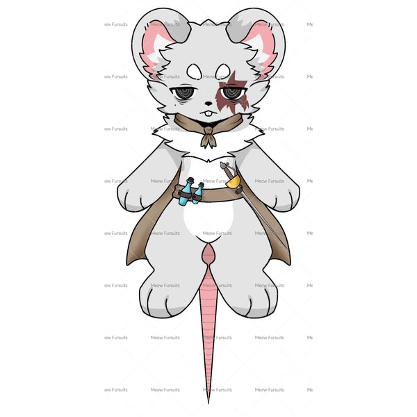 [Pre-sale adoption] - Ninja Mouse Kemono Fursuit Head