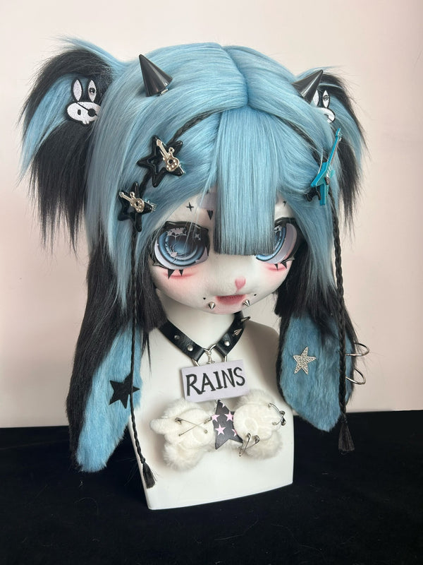 [Bunny] Blue Lop Rabbit Kig Fursuits Stock