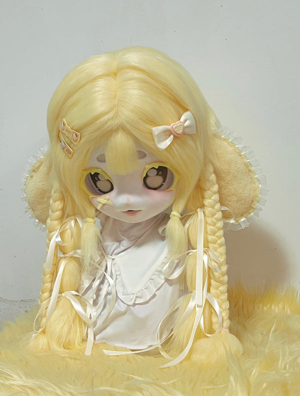 [Bunny] Yellow lop-eared rabbit kig fursuits stock