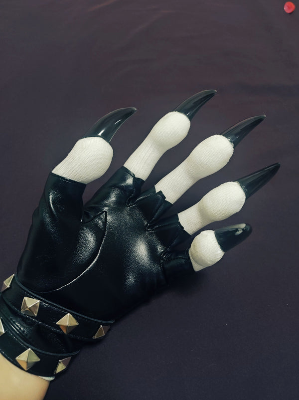 Kig series animal claw close-fitting claw furry gloves finished product