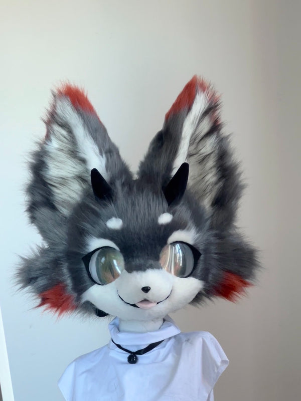 [Wolf] Gray cute little wolf Kemono Fursuits Stock