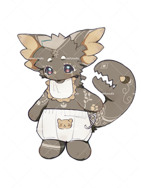 [Pre-sale adoption] - Cookie Monster Kemono Fursuit Head