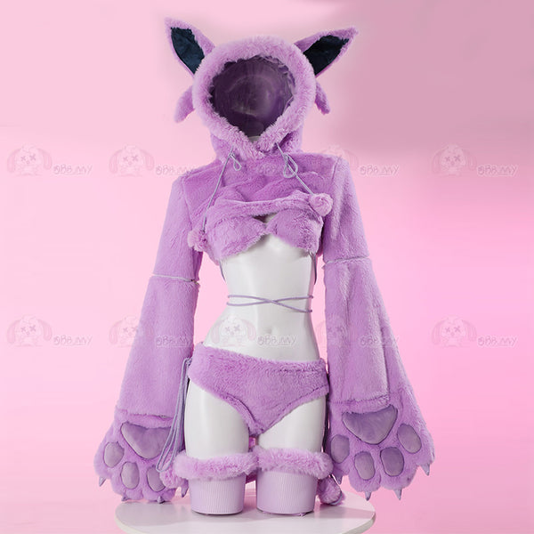 Sun Eevee cosplay plush full set of role-playing costumes