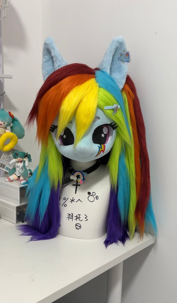 [Rainbow Dash] Rainbow Dash from My Little Pony Kig Fursuits Stock