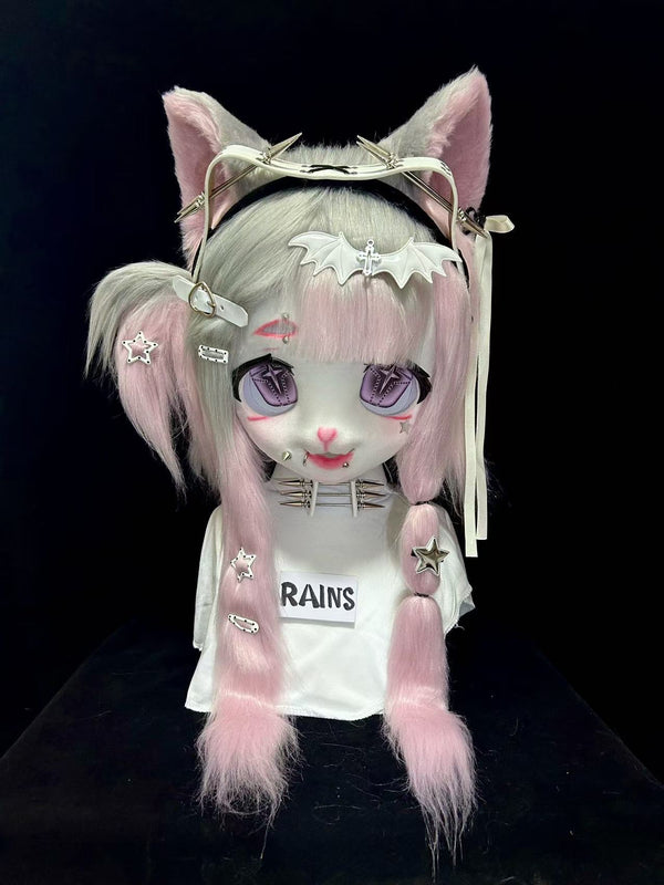 [Kitten] Electronic pink cat Kig Fursuits Stock(gift paws)