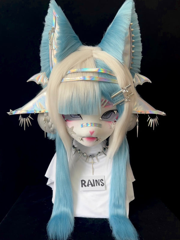 [Kitten] Cyberpunk four-eared kitten Kig Fursuits Stock(gift paws)