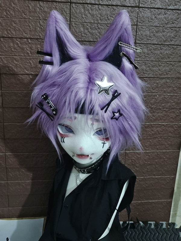 [Kitten] Purple Shota Kitten Kig Fursuits Stock