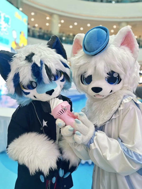Blue Sky Puppy Kemono Head Fursuit
