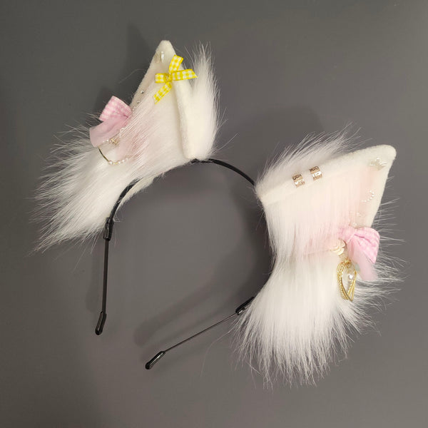 Handmade simulated animal ears bow cute lolita